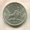 1 флорин. Австралия 1954г
