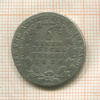 1/6 талера. Пруссия 1816г