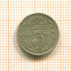 3 пенса. Англия 1907г