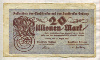 20000000 марок. Германия 1923г