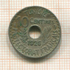 10 сантимов. Тунис 1926г