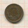 1 раппен. Швейцария 1907г