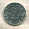 3 марки. Германия 1922г