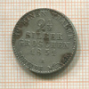 2 1/2 гроша. Пруссия 1851г