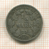 1/2 марки. Германия 1906г