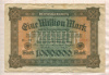 1000000 марок. Германия 1923г