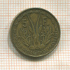 5 франков. Французская Западная Африка 1956г
