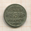5 франков. Тунис