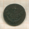 1/4 крейцера. Австрия 1816г