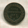 5 сантимов. Франция 1799-1800г