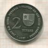 2 динера. Андорра 1987г