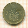 5 франков. Люксембург 1929г