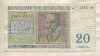 20 франков. Бельгия 1956г