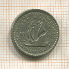 10 центов. Британские Карибы 1956г