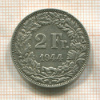 2 франка. Швейцария 1944г