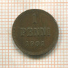 1 пенни 1901г