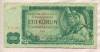 100 крон. Чехословакия 1961г