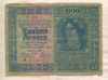 1000 крон. Австро-Венгрия 1922г