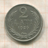 2 лата. Латвия 1926г