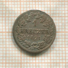 1 крейцер. Бавария 1871г
