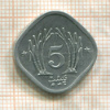 5 пайс. Пакистан 1989г
