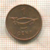 1 цент. Соломоновы острова 1996г