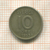 10 эре. Швеция 1953г