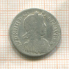 1/12 экю. Франция 1653г