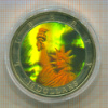 10 долларов. Либерия. Голограмма 2002г
