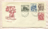 Конверт с марками. 1-й день гашения. Чехословакия