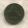 2 сантима. Бельгия 1902г