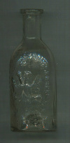 Бутылочка. Высота-12 см. Двуглавый орел. Надпись "Московская политехническая выставка 1878. Л.Маркса"