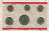 Годовой набор монет США 1984г