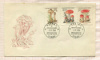 Конверт с марками. Чехословакия. Первый день гашения