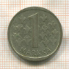 1 марка. Финляндия 1966г