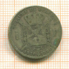 1 франк. Бельгия 1880г