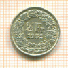 1/2 франка. Швейцария 1952г