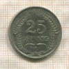 25 пфеннигов. Германия 1911г