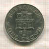 1 крона. Гибралтар 1970г