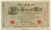 1000 марок. Германия 1910г