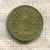 1 крона. Исландия 1940г
