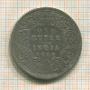 1 рупия. Индия 1862г