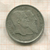 1 франк. Бельгия 1880г
