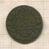 1/2 батцена (5 раппенов) Швейцария. Кантон Во 1818г