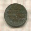 6 пфеннигов. Бранденбург 1695г