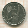 5 долларов. Ниуэ 1987г