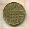 20 франков. Монако 1951г