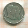 1 франк. Бельгия 1880г