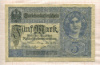 5 марок. Германия 1917г