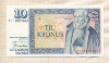10 крон. Исландия 1961г